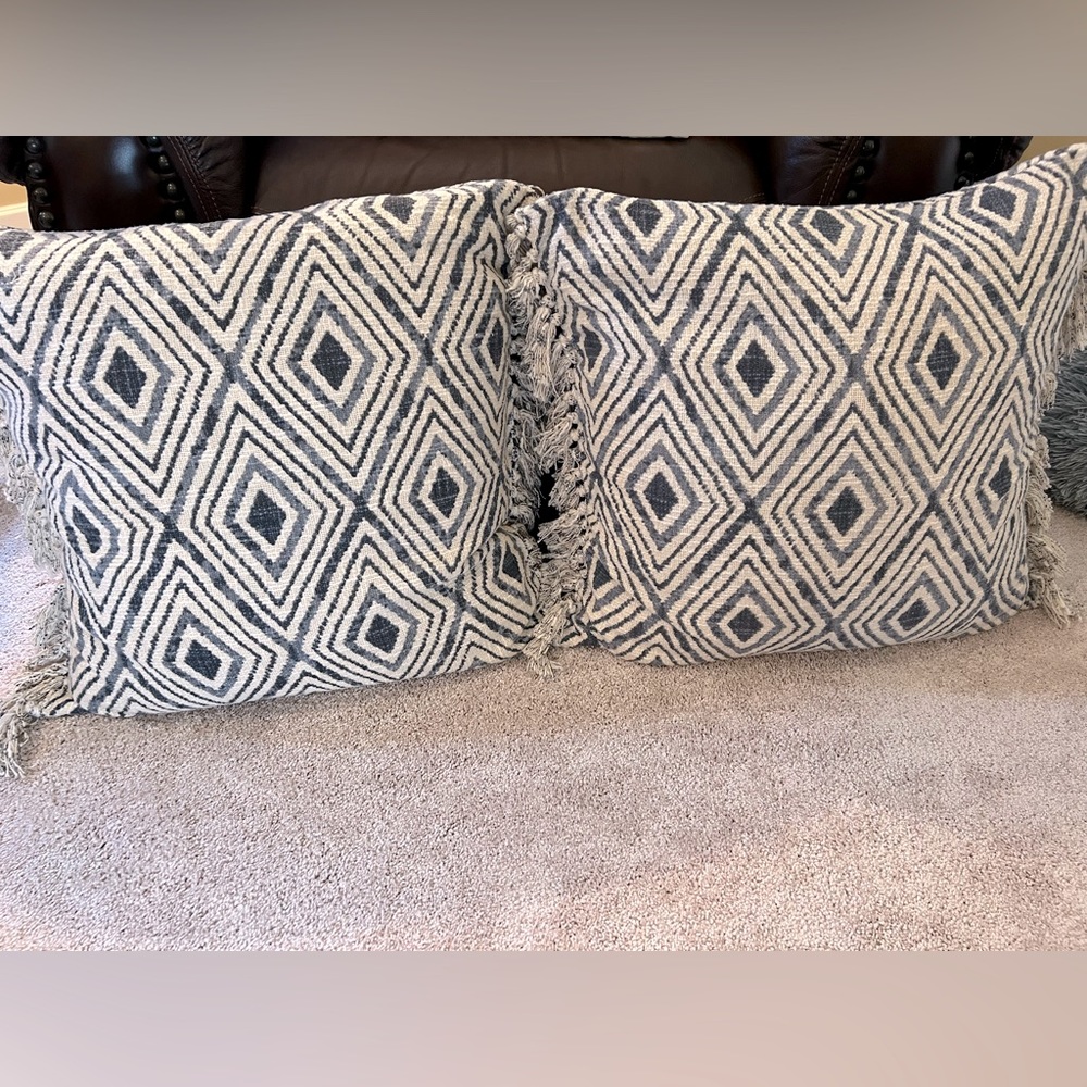 Geo Print Throw Pillows